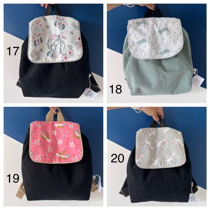 Sac à dos des tout petits - 20 modèles disponibles