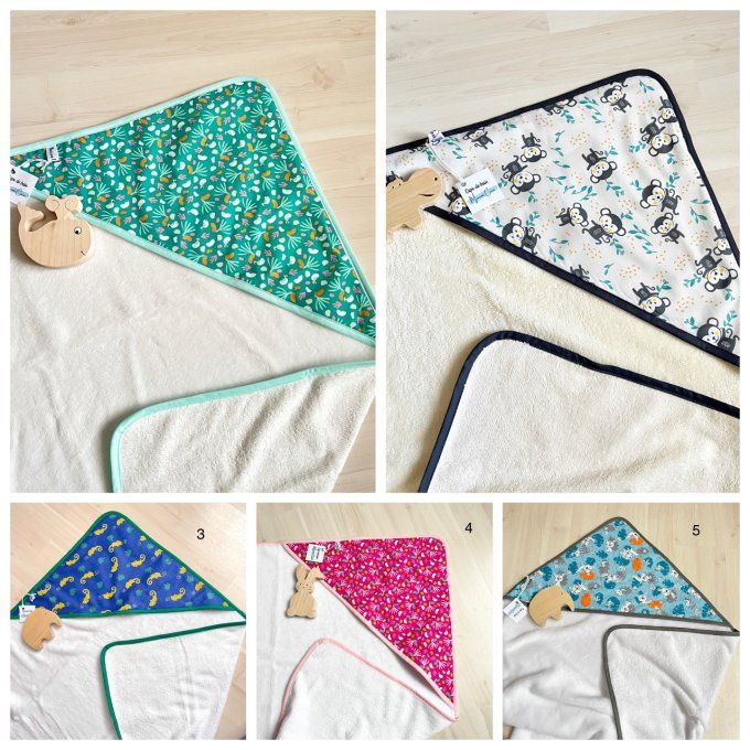 Serviette Noël avec inscription - 4 modèles disponibles