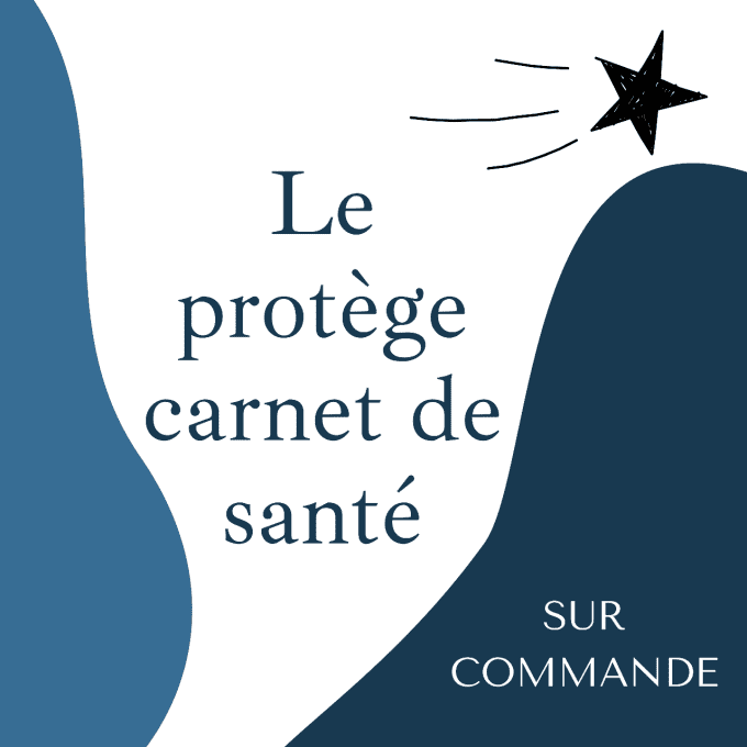 Protège carnet de santé - sur commande